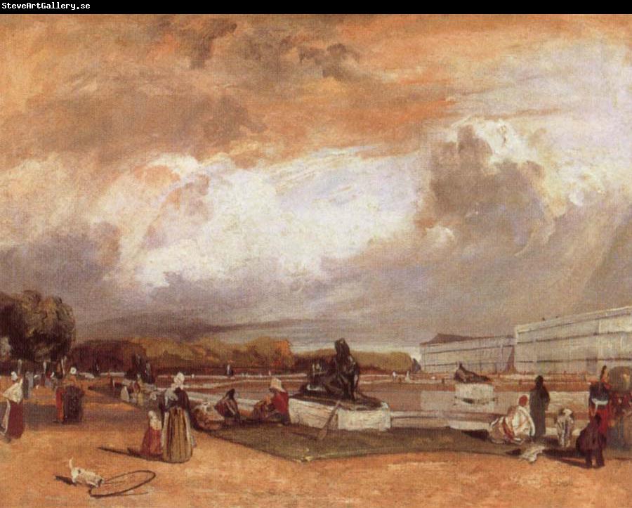 Richard Parkes Bonington Water Basin at Versailles